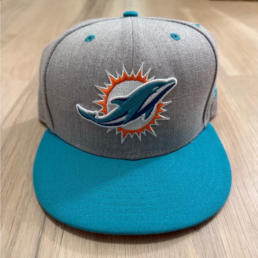 Miami dolphins 59Fifty hat, 7-3/8 size
